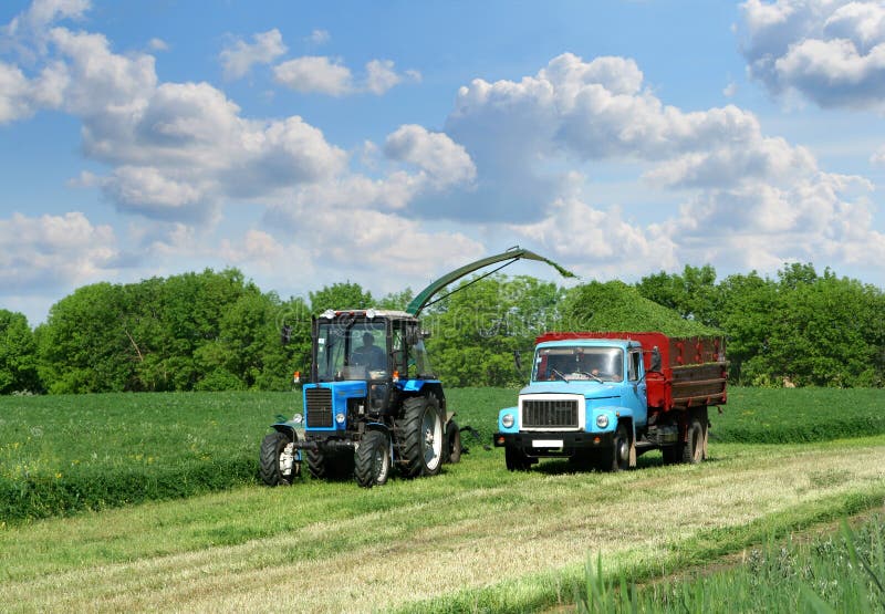 Maaimachine royalty-vrije stock foto