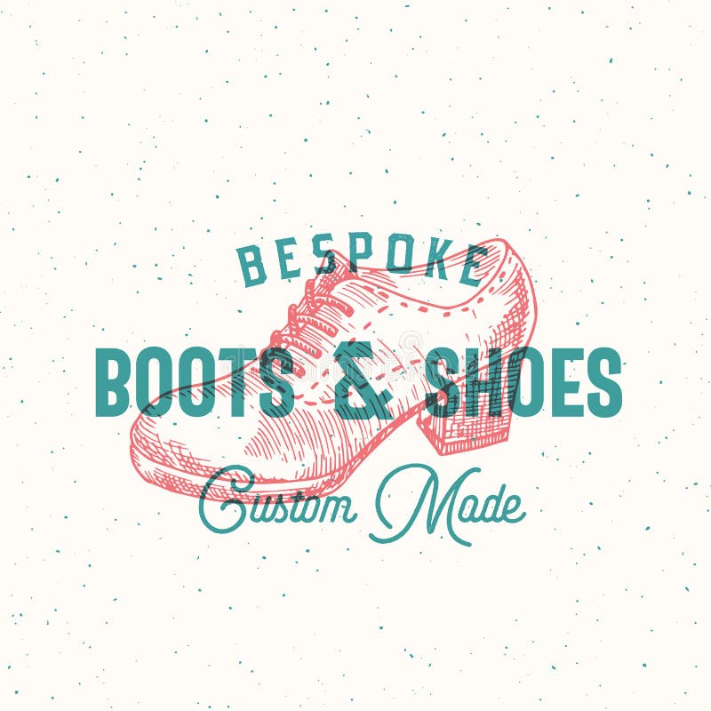 Maatlaarzen en Schoenen Retro Vectorteken, Symbool of Logo Template De Illustratie van de vrouwenschoen en Uitstekende Typografie stock illustratie Maatlaarzen en Schoenen Retro Vectorteken, Symbool of Logo Template De Illustratie van de vrouwenschoen en Uitstekende Typografie stock illustratie