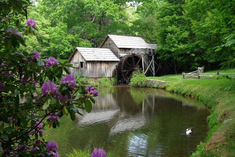 Mabry Mill stock photos