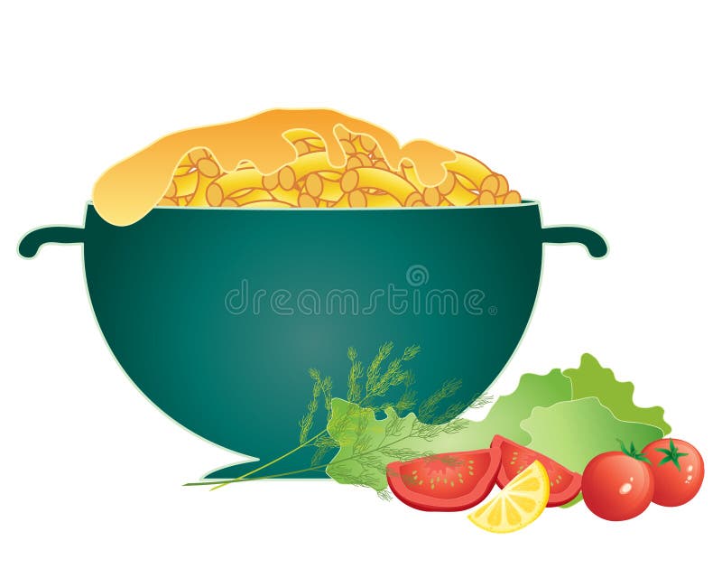 bowl of macaroni and cheese clipart