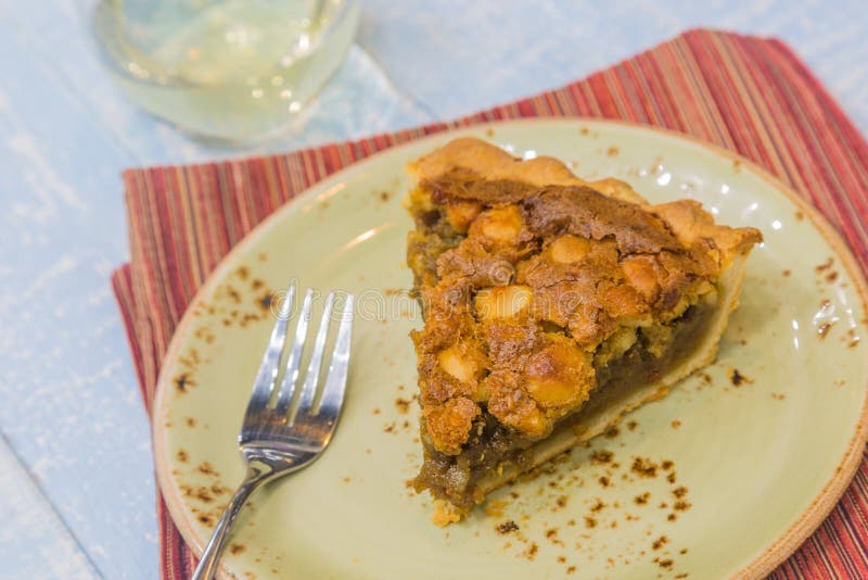 Mac Nut Rum Pie stock photo. Image of dessert, beige 52605280