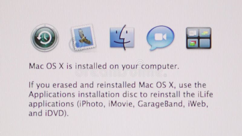 Mac Os instaló en MaOS de Apple del ordenador en los ordenadores de iMac