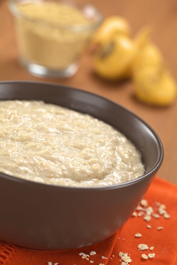 Maca-Oatmeal Porridge royalty free stock images