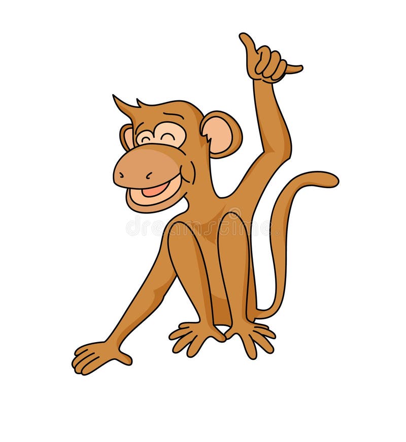 Vetores de Ícone De Macaco Engraçado Dos Desenhos Animados Ilustração Em  Vetor De Desenho Macaco Descrito e mais imagens de Macaco - iStock