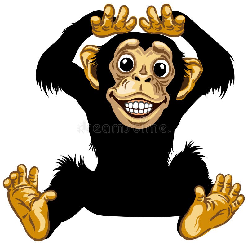 Macaco De Desenho Animado Alegre Arte Vetorial De Personalidade Alegre De  Primata Vetor PNG , Selva, Bonitinho, Animado Imagem PNG e Vetor Para  Download Gratuito