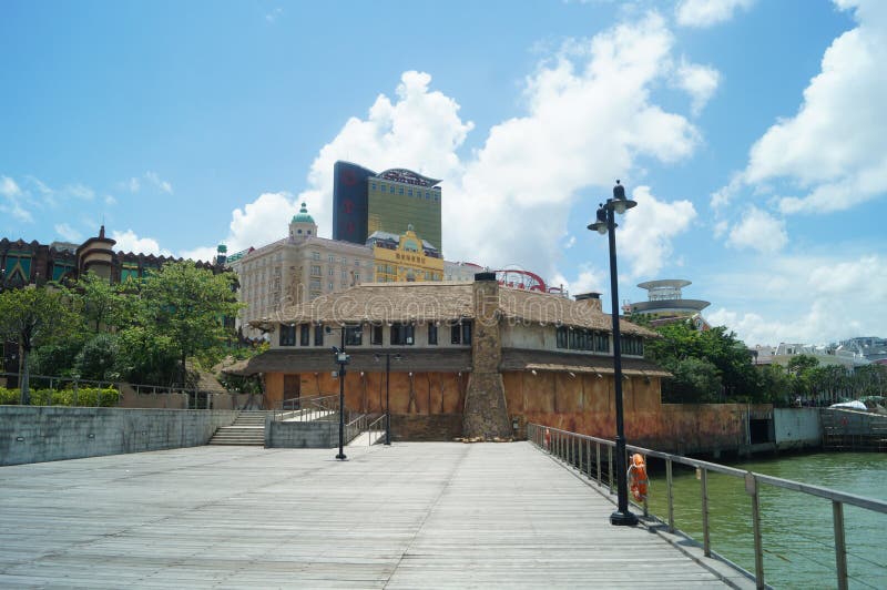 Macao sea landscape, in China