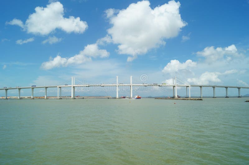 Macao sea landscape, in China