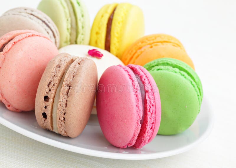 Macaron colorido foto de stock royalty free