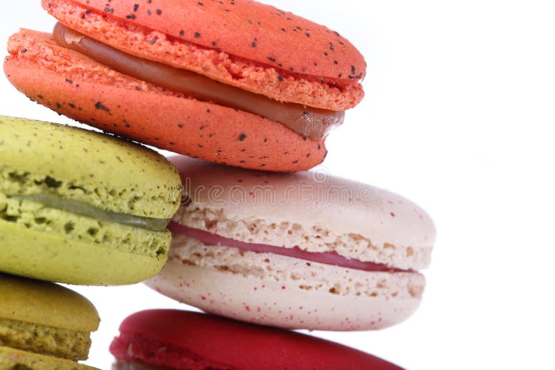 Macaron Sweet Tasty Dessert Stock Image - Image of delicious, colour ...