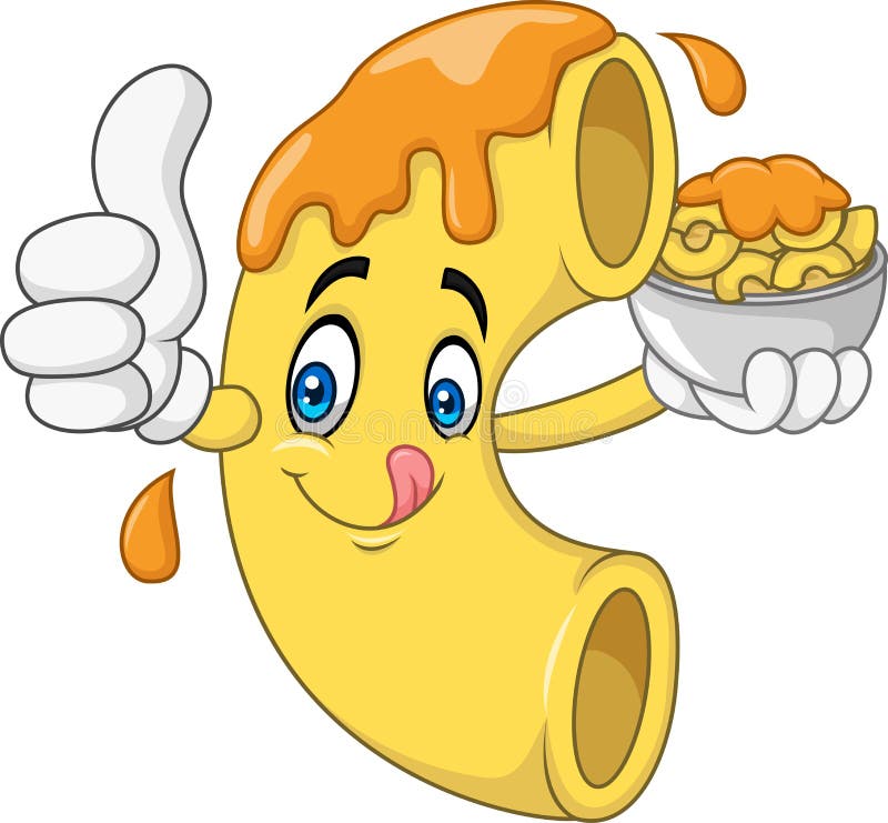 bowl of macaroni and cheese clipart