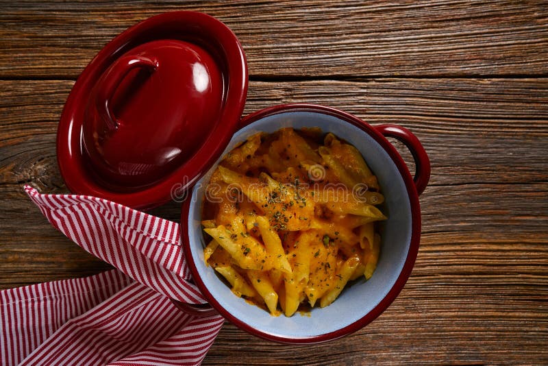 Macaroni and Cheese Italian Pasta Recipe Stock Image Image of