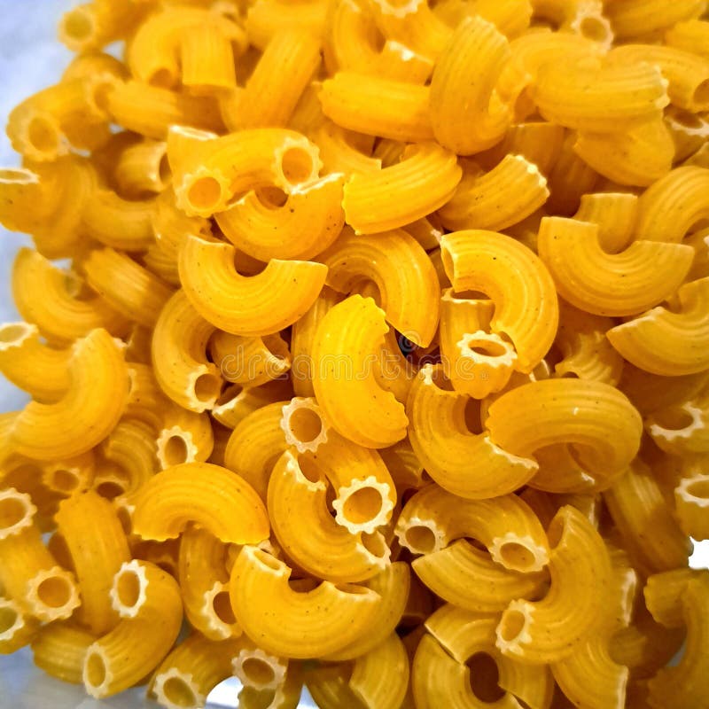 Macaroni Elbow Pasta Italian Makaroni Stock Photo - Image of elbow