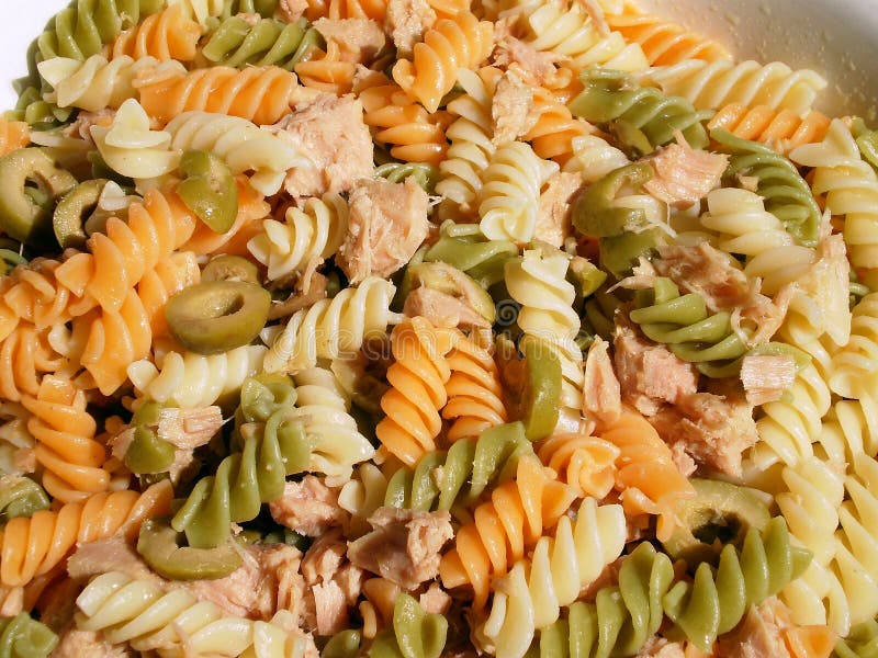 Macaroni pasta salad stock image. Image of travel, macro - 11571397