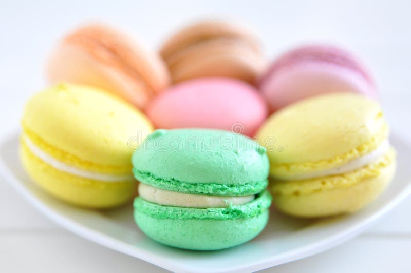 Macarons imagens de stock royalty free
