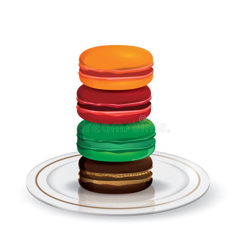 Macarons Plate Stock Illustrations – 669 Macarons Plate Stock  Illustrations, Vectors & Clipart - Dreamstime