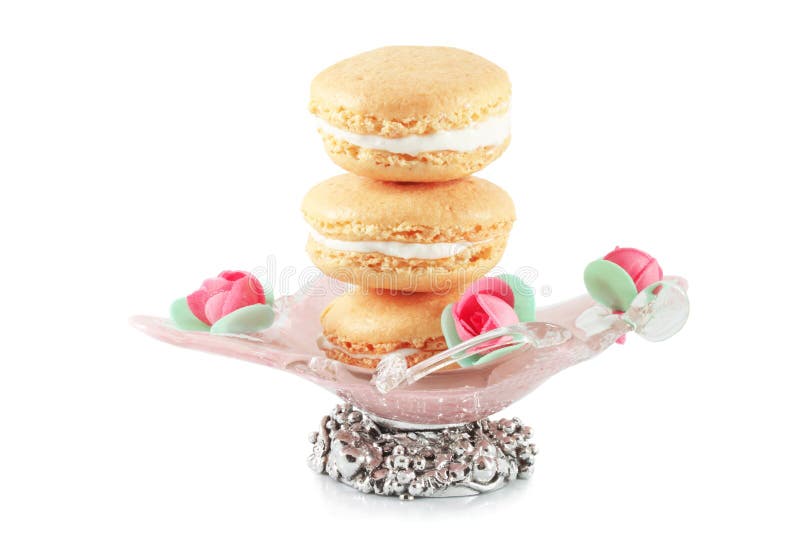 Macaroon cookies stock image. Image of biscuit, chocolate 29587295
