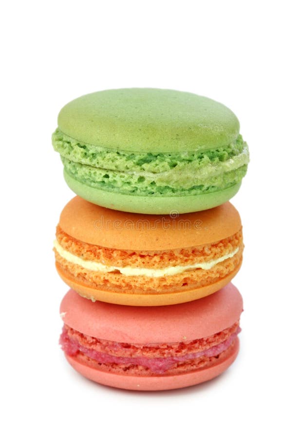 Macaroons coloridos imagens de stock royalty free