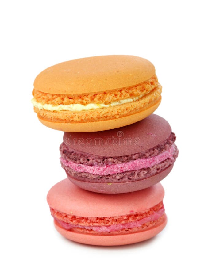 Macaroons coloridos imagens de stock royalty free