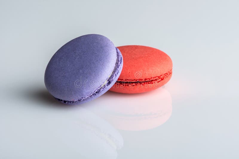 Macaroons coloridos foto de stock