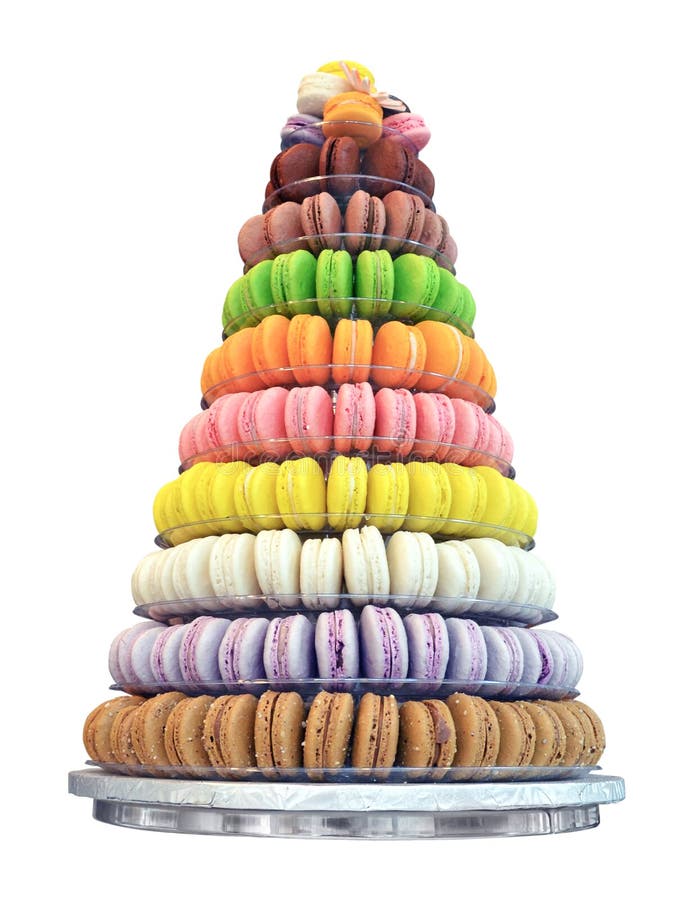 Macaroons coloridos fotografia de stock royalty free