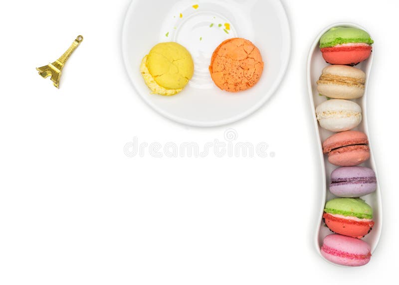 Download Macarrones coloridos foto de archivo. Imagen de postre - 44853446