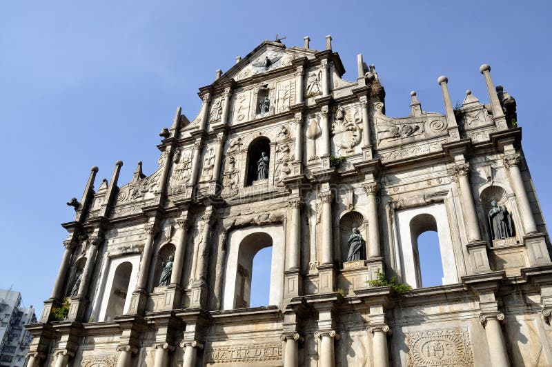 Fachada de santo catedral macao.