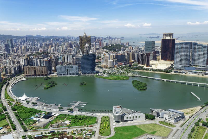 Macau city skyline royalty free stock photography Macau city skyline royalty free stock photography