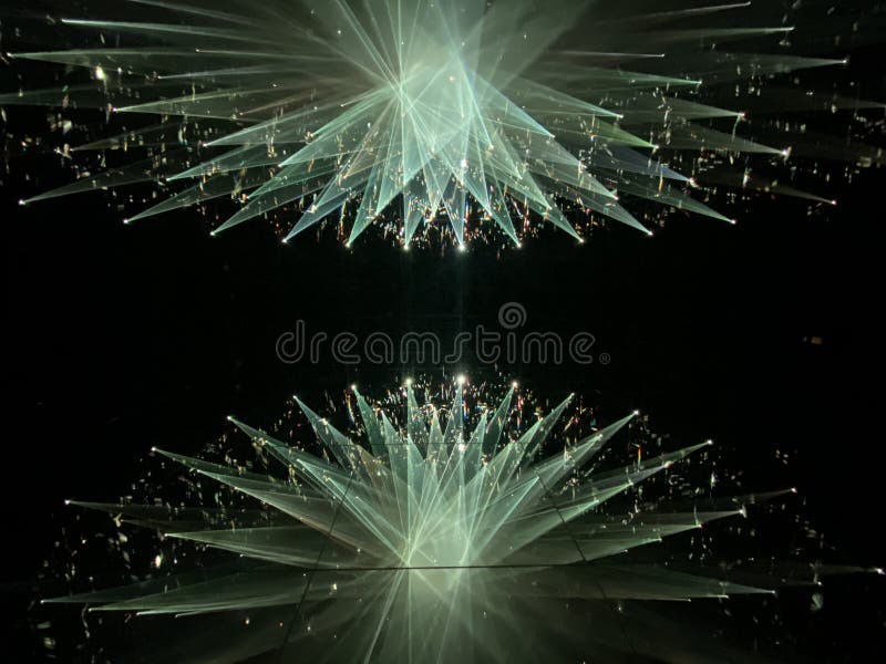 Macau Teamlab Lighting Installation Spectacular Laser Beam Show 3D Mapping Projection Light Rays Patterns Geometry Dynamic Scene.