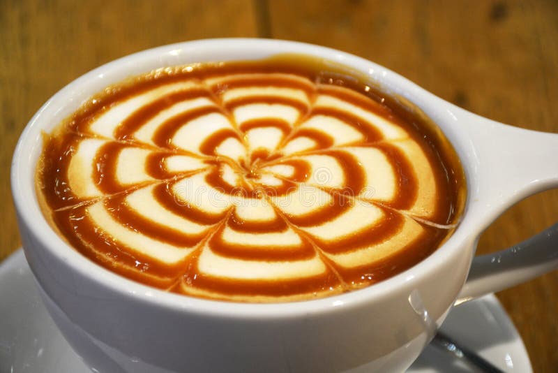 Macchiato Caramel Cafe stock image. Image of macchiato 94510397