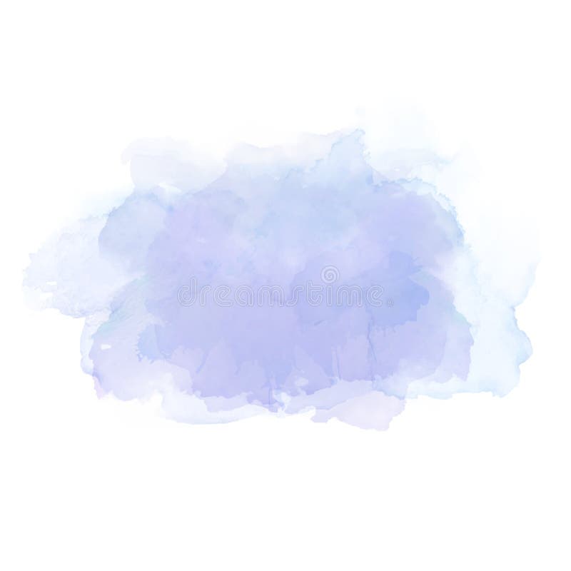 Macchie blu-chiaro dell'acquerello Elemento elegante per fondo artistico astratto