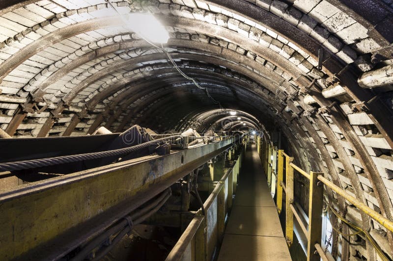 Macchinari per Miniere di Carbone fotografie stock libere da diritti