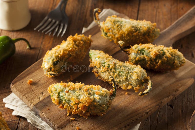 Homemade Breaded Jalapeno Poppers with Cream Cheese. Homemade Breaded Jalapeno Poppers with Cream Cheese