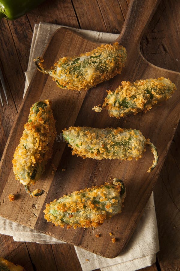 Homemade Breaded Jalapeno Poppers with Cream Cheese. Homemade Breaded Jalapeno Poppers with Cream Cheese