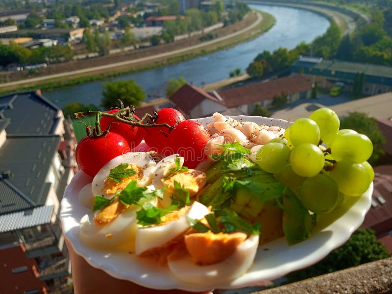 Macedonian Traditional Food Stock Photo Image of breakfast, view