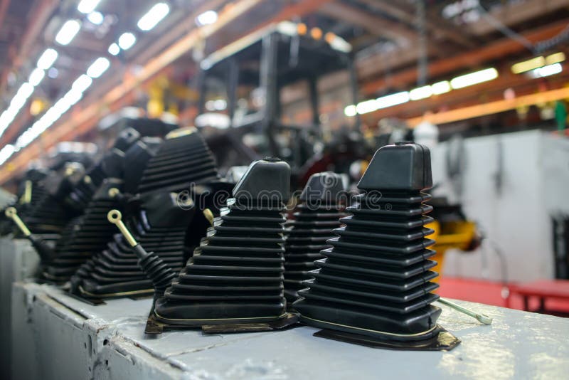 Machine-Building Plant, assembly shop stock photo