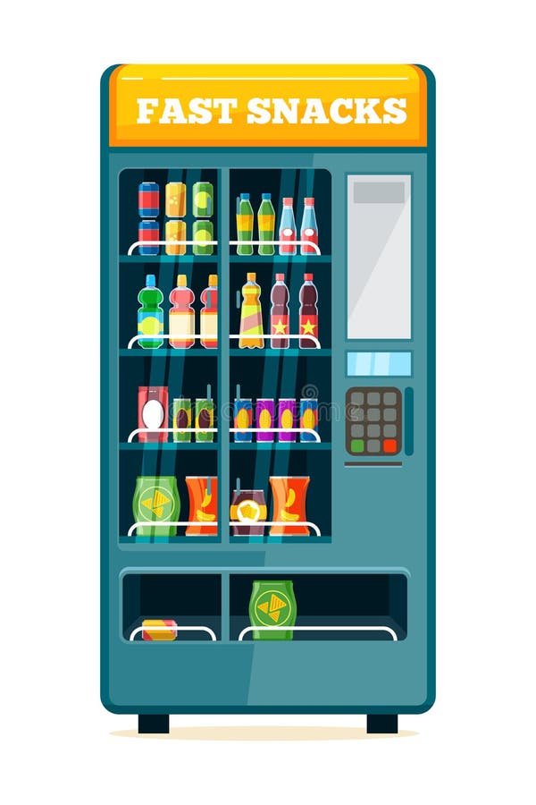 Machine de boissons de nourriture de vente Assortiment automatique d'accepteur d'affichage de boissons de produit de sandwich à b