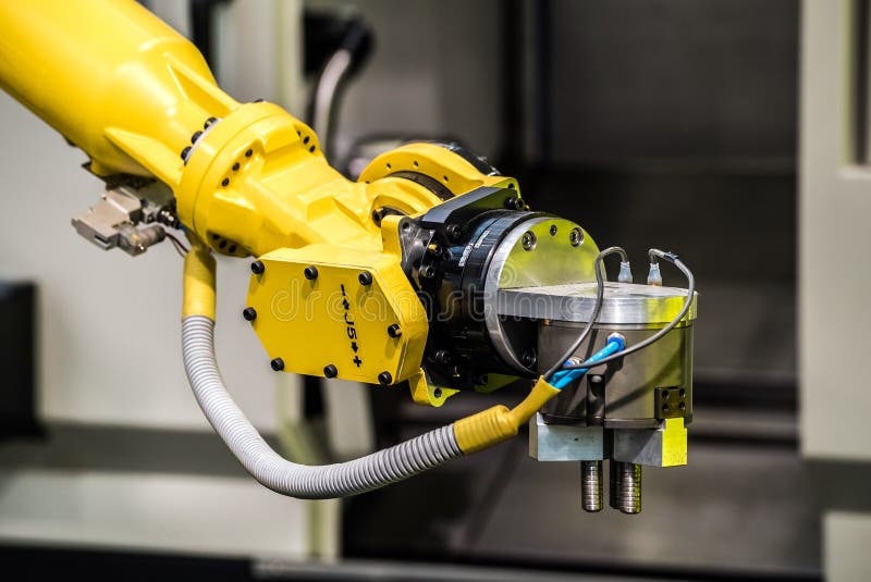 Machine de robot industriel image stock Machine de robot industriel image stock