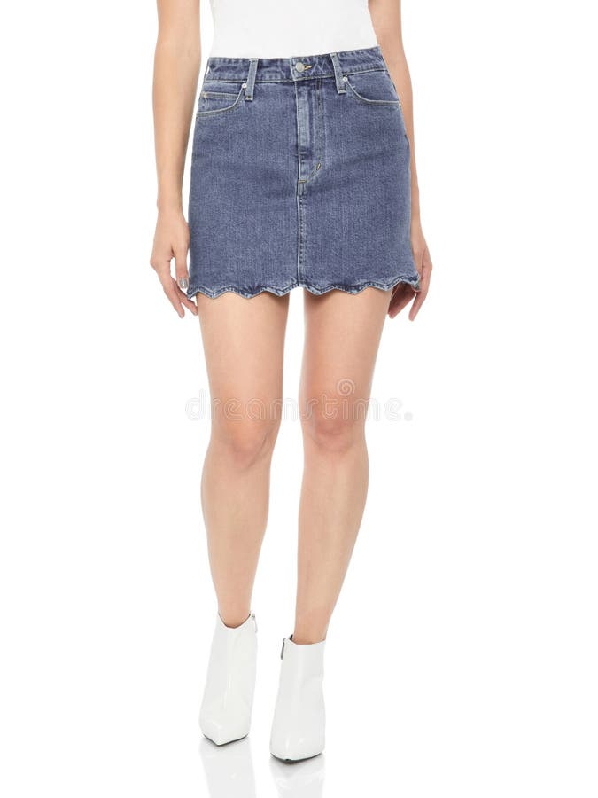 short skirt denim