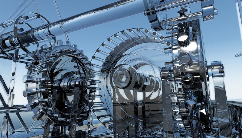 Machine en verre illustration stock Machine en verre illustration stock