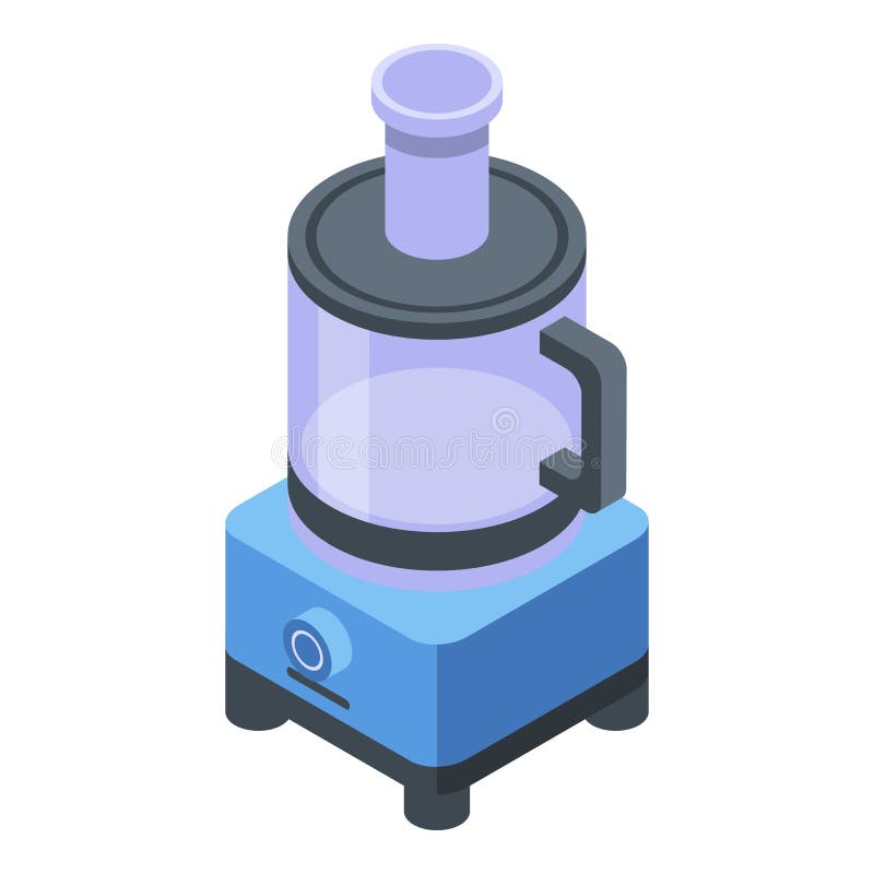Machine food mixer icon, isometric style vector illustration