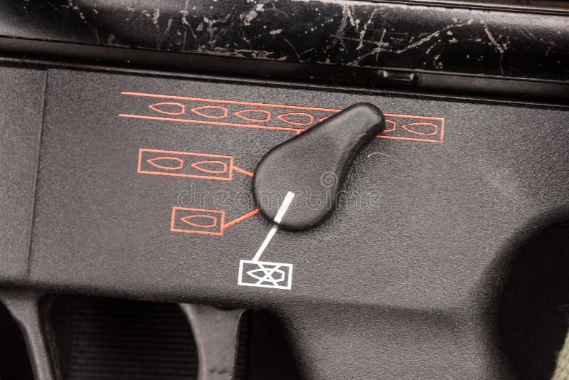 Machine Gun Shooting Mode Switch Stock Photo Image of shooting