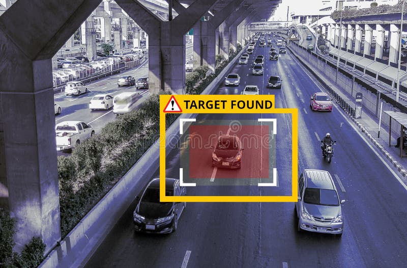Machine Learning and AI to Identify Objects technology, Artificial intelligence. Image processing, Speed Limit stock photo Machine Learning and AI to Identify Objects technology, Artificial intelligence. Image processing, Speed Limit stock photo