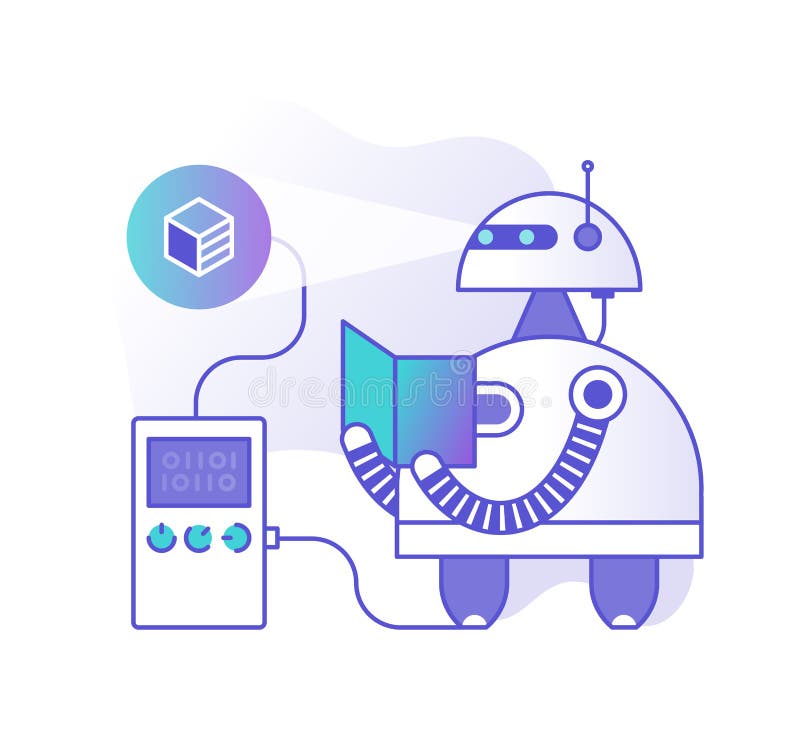 Machine Learning Concept vector illustration