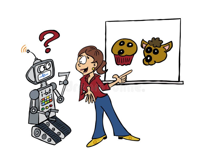 Machine Learning human skills vector illustration Machine Learning human skills vector illustration