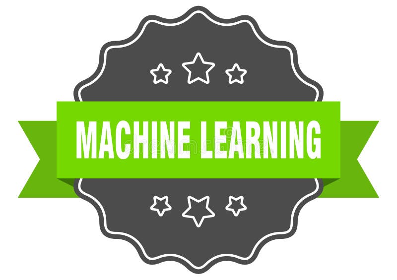 Machine learning label vector illustration