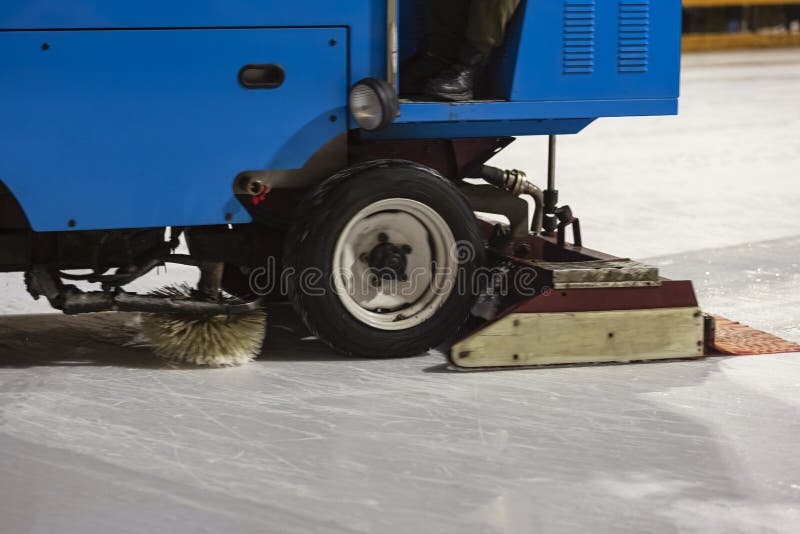 Ice leveling machine stock photo. Image of cleaner, spray 248817146