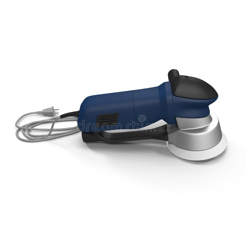 Electric Sandpaper Tool for Home Handyman Use, Isolated on White 3D