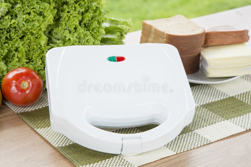 Machine To Prepare Sandwiches in the Kitchen Stock Photo Image of sandwich, kitchenware 103872998