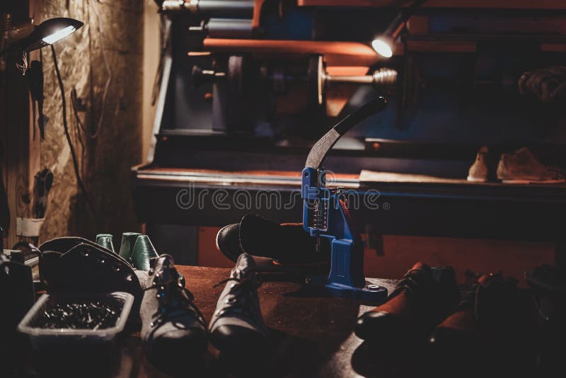 Necessary Tools for Shoe Making Stock Image Image of master, manual
