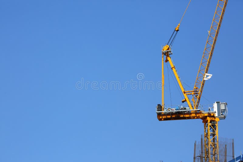 Machinery Crane Construction, Tool of Building Stock Image - Image of ...